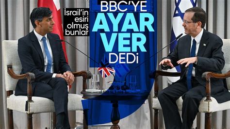 İngiltere Başbakanı Sunak İsrail’de: Birleşik Krallık ve ben sizin yanınızdayız